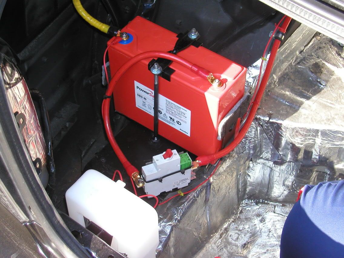 Nissan s13 battery relocation kit